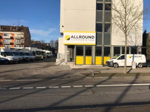 Standort der ALLROUND Autovermietung in Augsburg