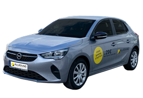 Opel Corsa mieten in Berlin; leipzig und Augsburg ALLROUND Autovermietung